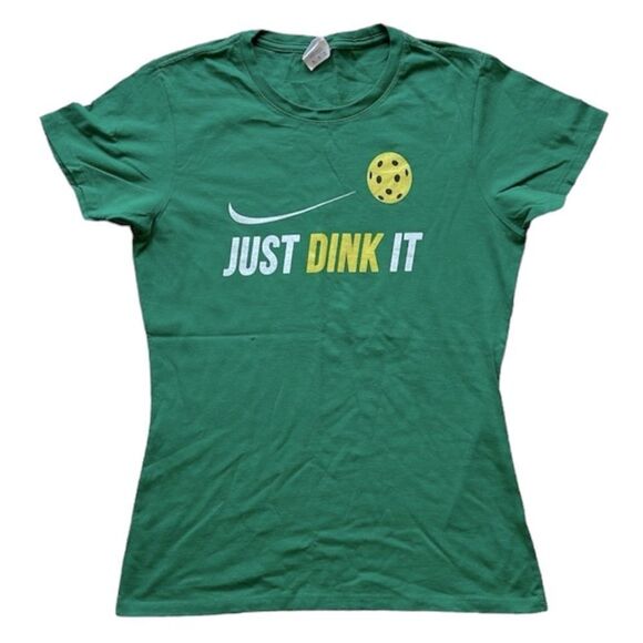 Port and Company Tops - Port & Co “Just Dink It” Tee Shirt Size Medium *with flaw*